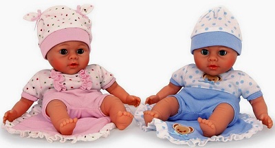 Lot de 2 poupées"fille"