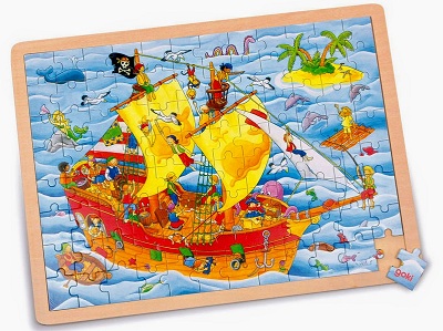 Puzzle "bateau de pirates"