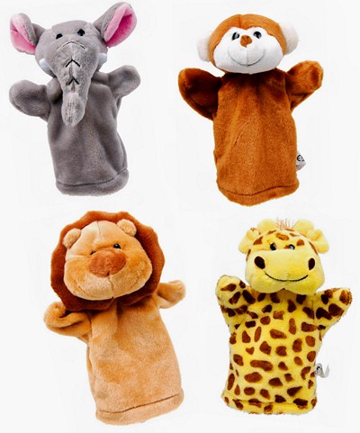 Les 4 marionnettes zoo