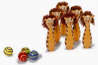 Jeu de quilles "lion"