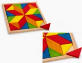 Mosaïque colorée