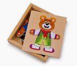 Puzzle Ours a habiller "Nico"